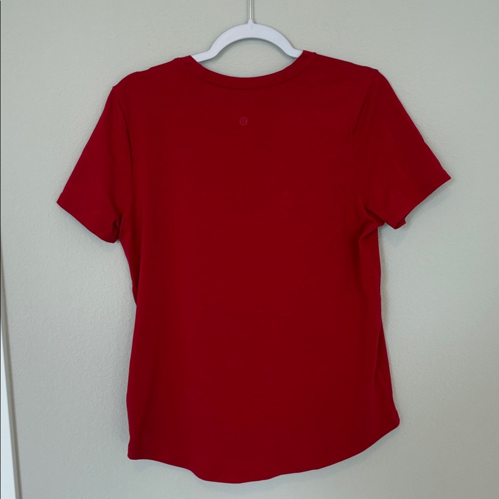NWOT Lululemon | Love Crew TSHIRT | Size 8 | RED - Picture 3 of 3